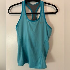 Blue Nike Workout Top
